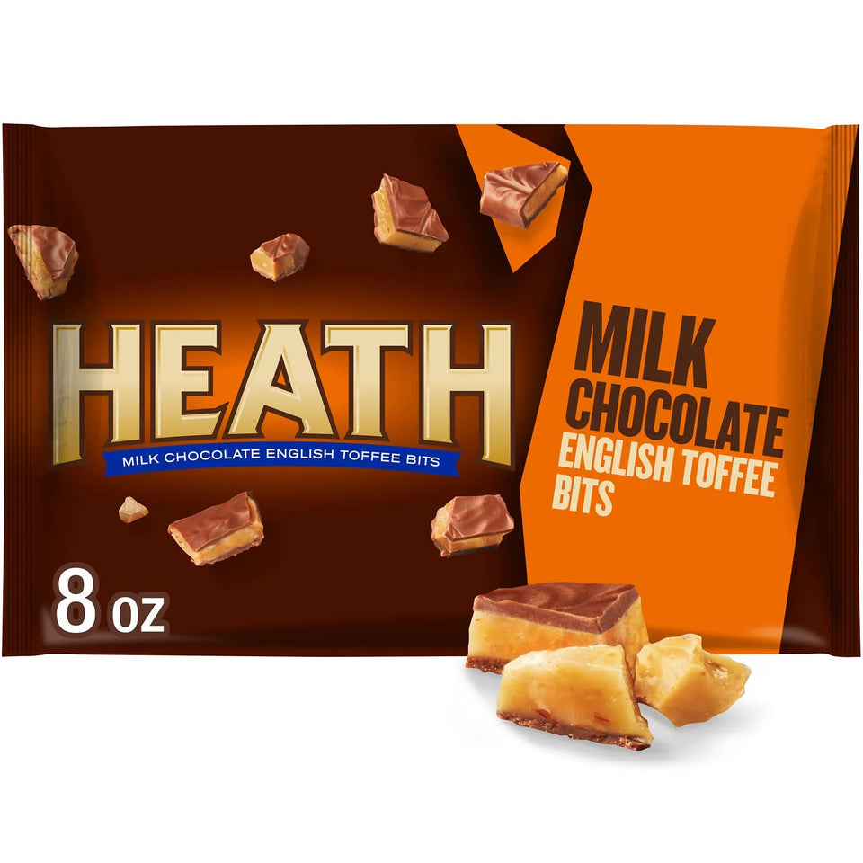 Chocolate English Toffee Baking Bits, 8 Oz Bag