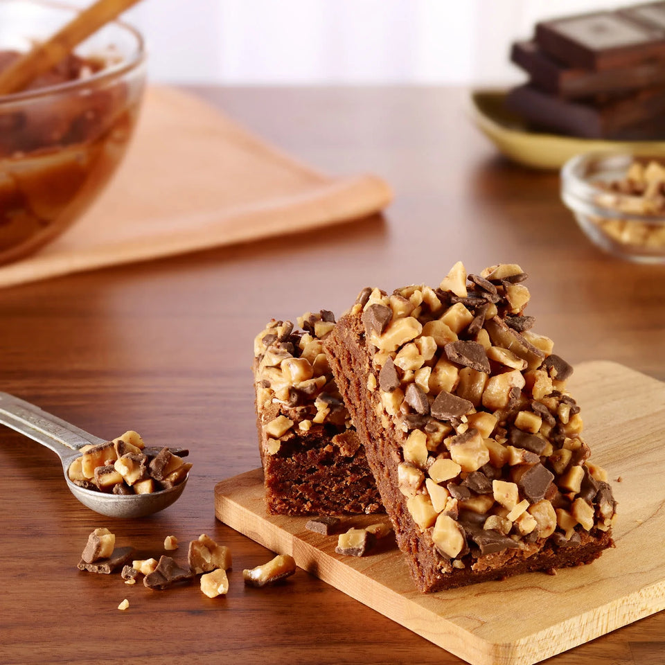 Chocolate English Toffee Baking Bits, 8 Oz Bag