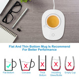 1Pc Coffee Mug Warmer Cup Warmer Auto Shut Off Coffee Tea Milk Electric Heater Pad Office Home Desk Electric Beverage Warmer Mat