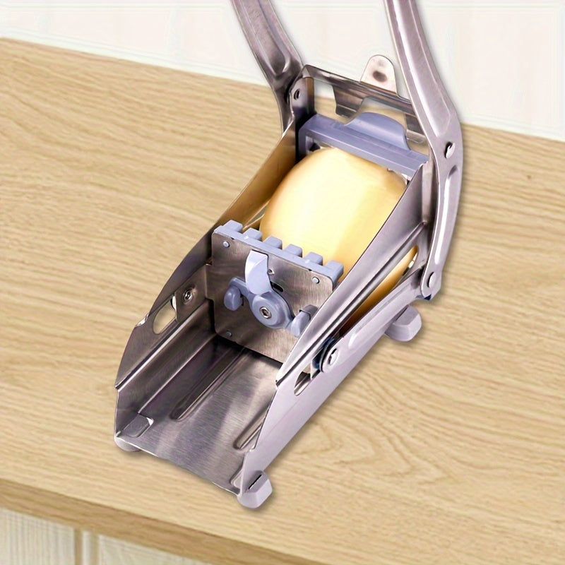 Potato French Fry Cutter, Restaurant French Fry Cutter Stainless Steel Potato 1pc Cutter Vegetable Potato Slicer With Suction Feet Cutter Potato Heavy Duty Cutter For Potatoes Carrots Cucumbers, Vegetable Chopper, Onion Chopp