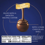 Lindor Assorted Dark Chocolate Candy Truffles, 15.2 Oz. Bag