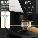 BioloMix Automatic Burr Mill Electric Coffee Grinder With 30 Gears For Espresso American Coffee Pour Over Visual Bean Storage