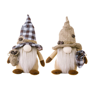 Coffee Faceless Doll Dwarf Ornaments