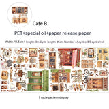 Sticker PET Tape For Landscaping Whole Roll Coffee Shop