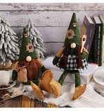 Coffee Long Leg Doll Decoration Ornaments