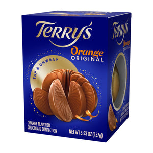 Chocolate Ball, Milk Chocolate with Natural Orange Flavor. 5.53Oz Box