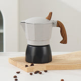 Single Valve Moka Pot Italian Small Coffee Pot Electric Ceramic Stove Coffee Tool Suit