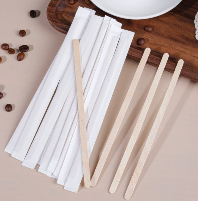Disposable Wooden Coffee And Milk Tea Stirring Rod