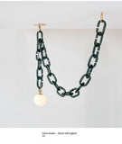 Nordic Simple Glass Ball Ceiling Light Personality Creative Trending Ins Style Living Room Clothing Store Restaurant Chain Light