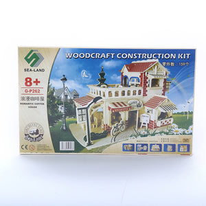 Romantic Coffee Shop Model Children's Educational Toys
