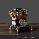 Retro Small Ornaments Phonograph Home Living Room European Style Clothing Coffee Shop Decorations