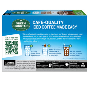 , ICED Vanilla Caramel Flavored Iced K-Cup Coffee Pods, 12 Count