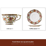 French Coffee Cup Retro Exquisite Ceramic Coffee Set Suit