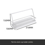 Cross-border Bar Coffee Cup Holder Mark Cup Storage Drying Insulation Cup Feeding Bottle Draining Rack Upside Down Wholesale