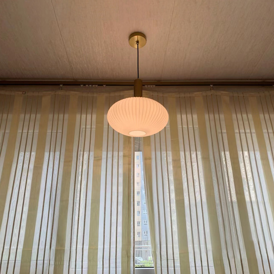 Nordic Restaurant Small Droplight Bedroom Bedside Creative Retro Bar Light Luxury Modern Minimalist Mid-ancient Decorative Glass Lamp