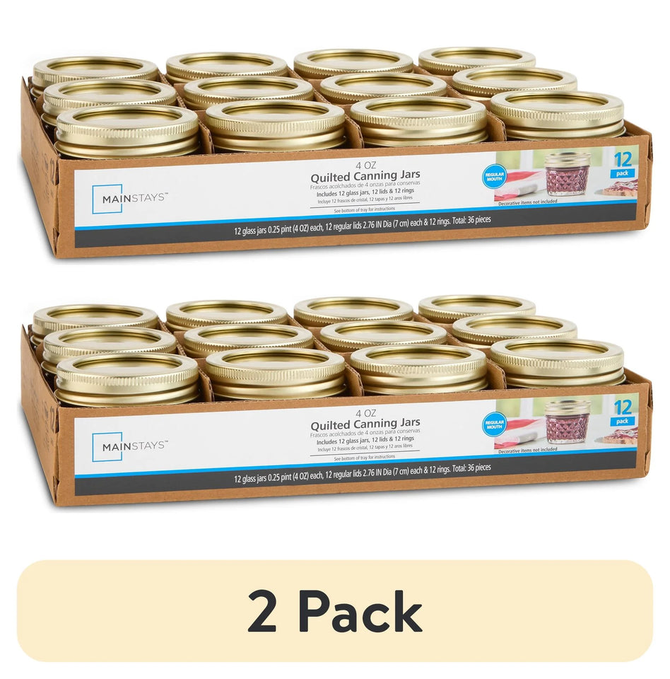 Large 32 Oz Mason Jars 12Pk, Regular Mouth Quart Canning Jars and Lids, Bulk Glass Jars for Canning Whole Fruits, Jarring Tomatoes, Pantry Organization, Home Décor