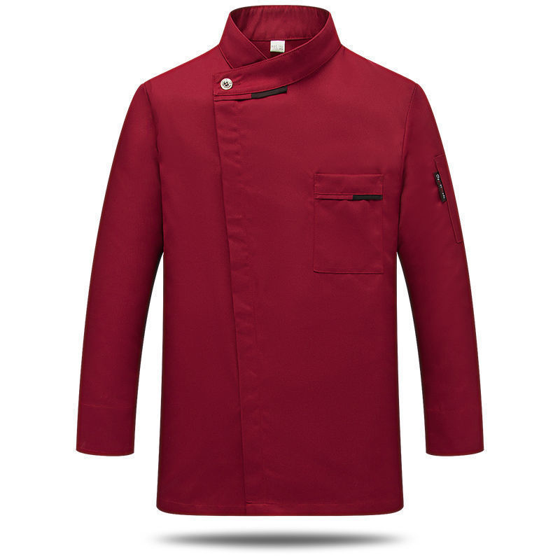 Chef Clothes Short Sleeved Restaurant Kitchen Work Clothes Long Sleeved Large