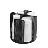Cup and Lid Organizer Cup Dispenser Coffee Cup Organizer Paper Cup Holder Rotati