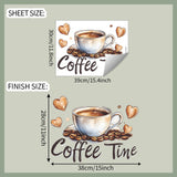 Love Coffee Bean Home Background Decorative Wall Sticker