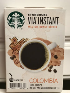 via Instant Coffee, Medium Roast Coffee, Pike Place Roast, 100% Arabica, Single-Serve, 1 Box (50 Packets)