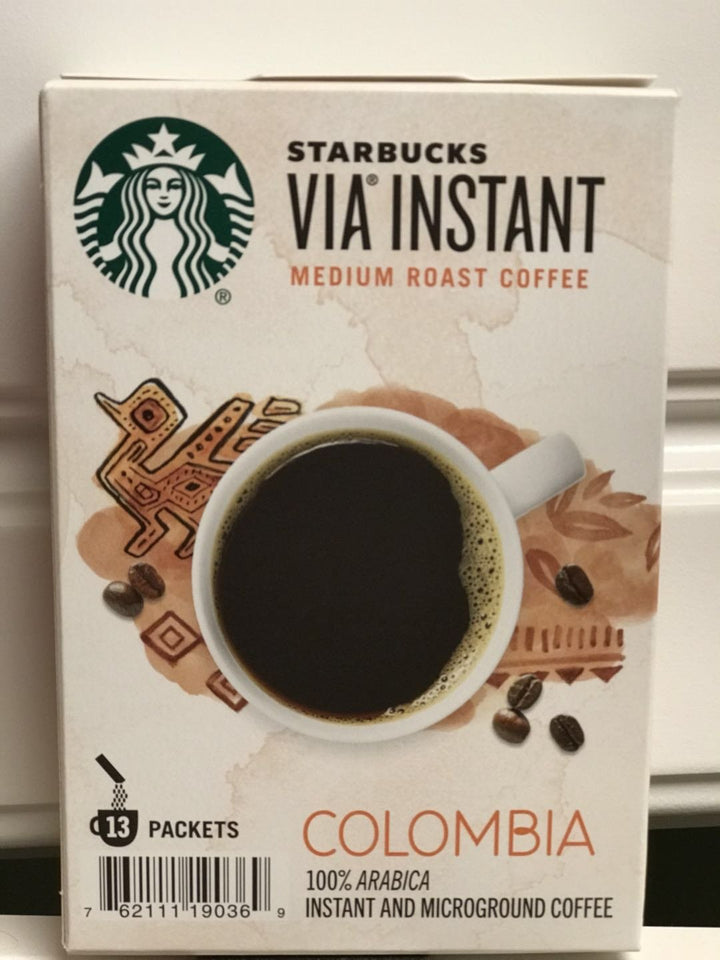 via Instant Coffee, Medium Roast Coffee, Pike Place Roast, 100% Arabica, Single-Serve, 1 Box (50 Packets)