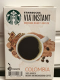 via Instant Coffee, Medium Roast Coffee, Pike Place Roast, 100% Arabica, Single-Serve, 1 Box (50 Packets)