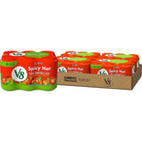 V8 Spicy Hot 100% Vegetable Juice, 11.5 Fl Oz Can - Pack of 24 Cans (4 Cases)