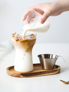 Creative Flower Styling Glass Coffee