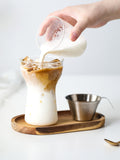 Creative Flower Styling Glass Coffee