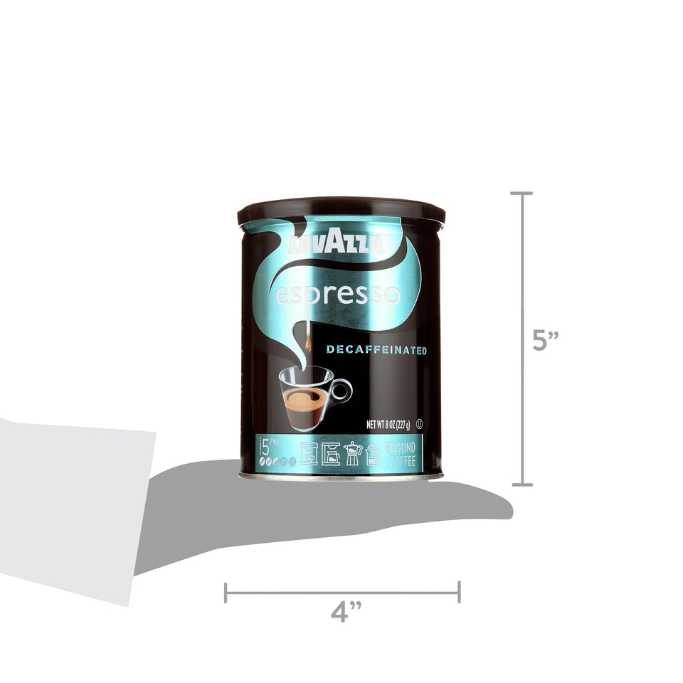 Espresso Decaffeinato Medium Roast Ground Coffee, 8Oz