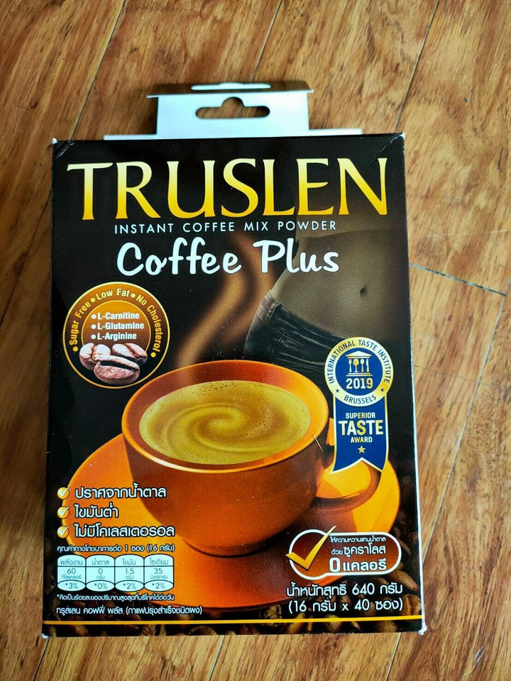 Dietary Truslen Instant Coffee Mix Powder Coffee plus 2 Boxes (16G X 80 Sachets)