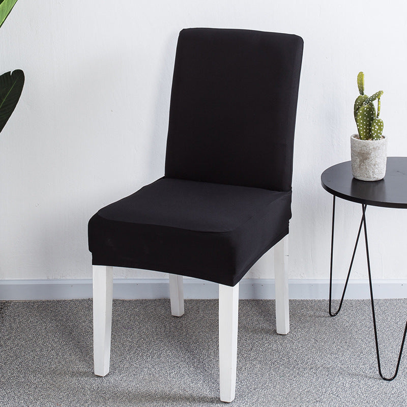 Solid color elastic one-piece chair cover restaurant hotel hotel custom cover cover household conference universal chair cover stool
