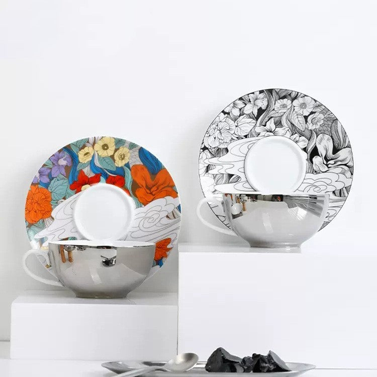 Ceramic Coffee Cup Home Gift Suit Good-looking