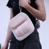 Portable hand made glass coffee cup coffee bag