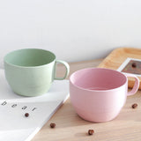 Wheat straw milk coffee cup