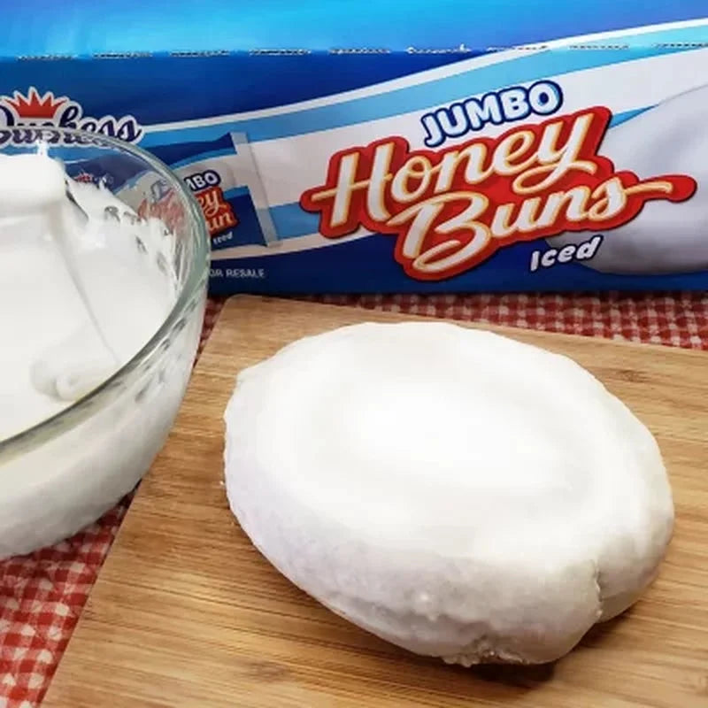 Jumbo White Iced Honey Buns 4.75 Oz., 12 Pk.