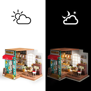 Hand-assembled Simon Time Coffee Shop