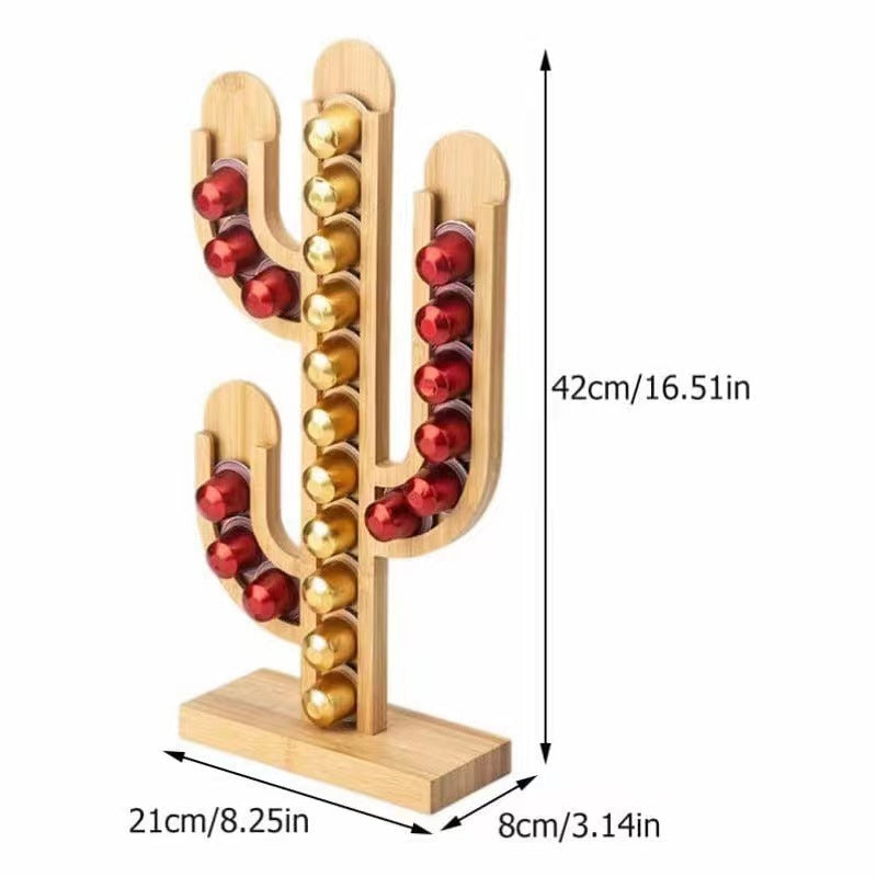 Coffee Capsule Cactus Shape Storage Rack