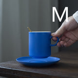 Ceramic Coffee Cup Set Simple Coffee Set With Saucer Handmade