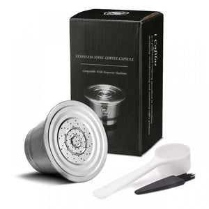 Stainless steel coffee capsule shell