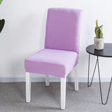 Solid color elastic one-piece chair cover restaurant hotel hotel custom cover cover household conference universal chair cover stool