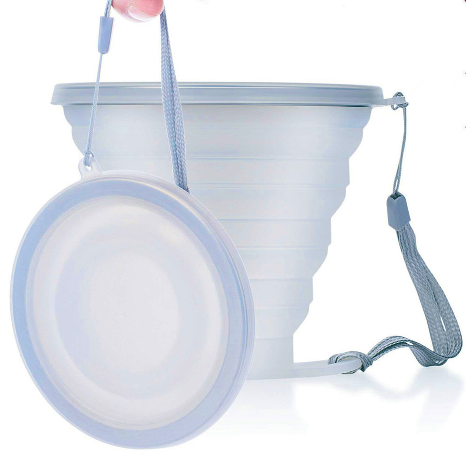 Silicone coffee cup