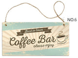 Coffee Signboard Wooden Hanging Sign