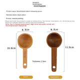 Wooden Spoon Black Walnut Coffee Beans Measuring Spoon