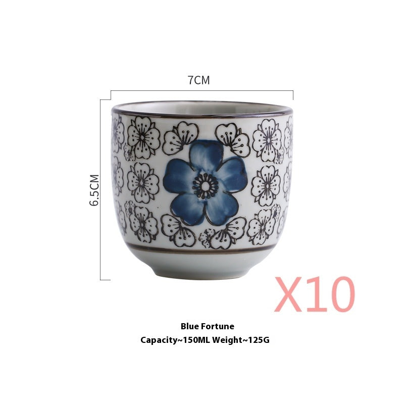 Restaurant Ding Room Commercial High Temperature Porcelain Tea Making Tea Cup