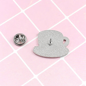 Creative brooch coffee cup