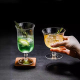 American Cold Ice Latte Coffee Cup Bar Cocktail Household Glass