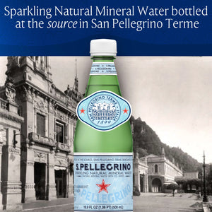 S.Pellegrino Sparkling Natural Mineral Water, 405.6 Fl Oz, Case of 24 Bottles