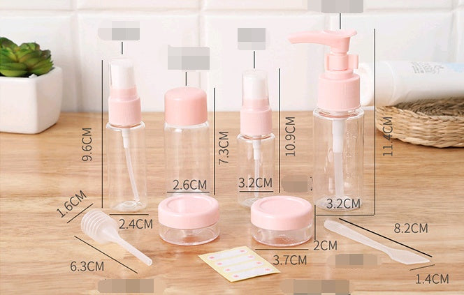 Portable Travel Set Bottle Cosmetics Empty Bottle Press Bottle Spray Bottle Small Watering Can Cosmetics Bottle Set