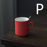 Ceramic Coffee Cup Set Simple Coffee Set With Saucer Handmade